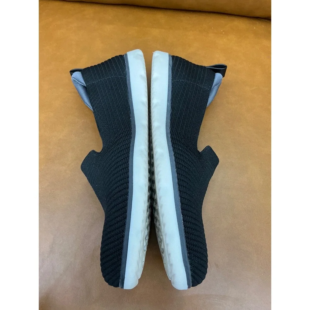 Ryka Effortless Slip On Shoes Women 7.5 Black Washable Knit Sneakers
